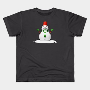 Happy snowman Kids T-Shirt